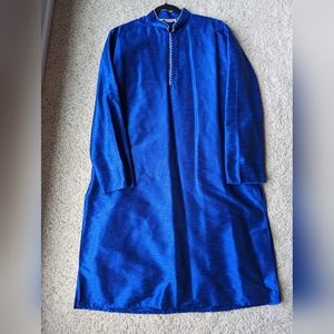 Kurta Set (Blue and White)
